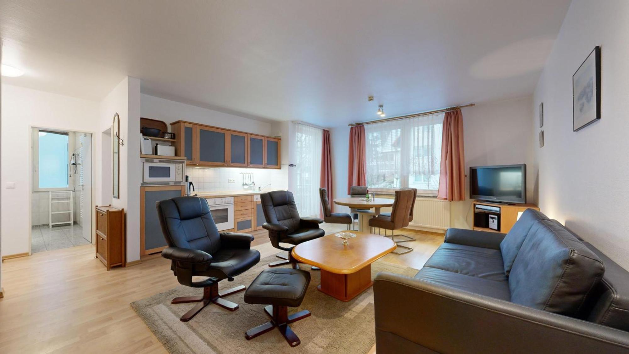 Aparthotel Strandnahe Mit Schwimmbad Im Haus, A Cappella 63, Binz